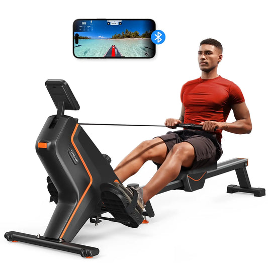 Foldable Compact Magnetic Rowing Machine