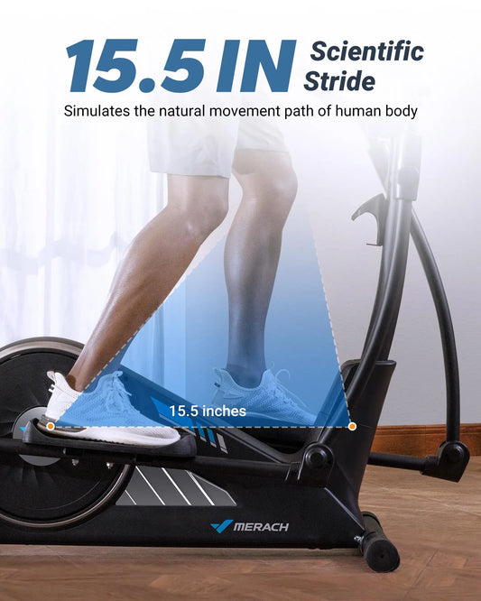 Hyper-Quiet Magnetic Adjustable Resistance Elliptical Machine