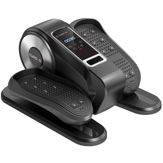 Compact Under-Desk Elliptical Machine with Remote