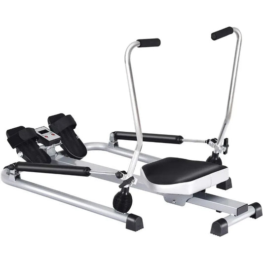 Hydraulic Rowing Exercise Machine with LCD Monitor
