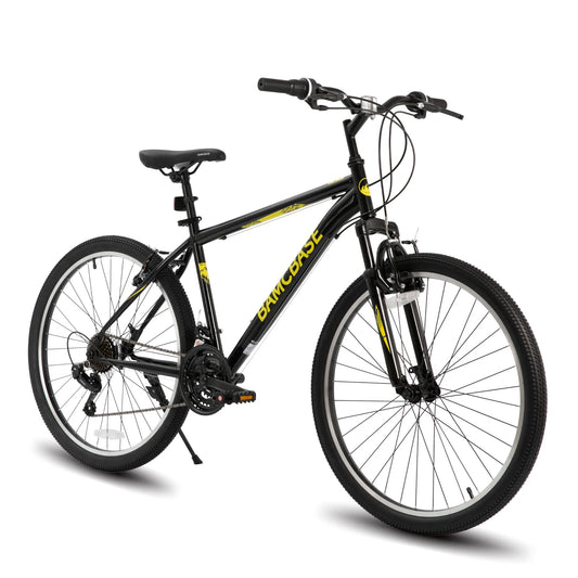 21-Speed High-Tensile Steel Frame Mountain Bike