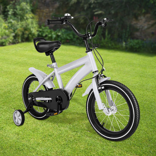 14-Inch Child Bike with Auxiliary Sports Wheels