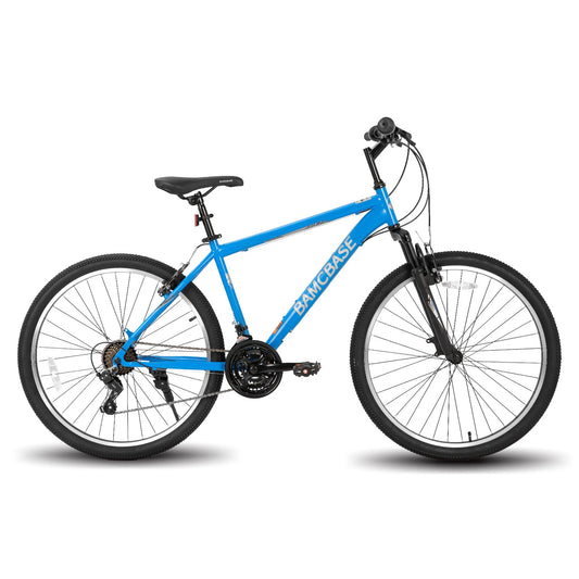 21-Speed High-Tensile Steel Frame Mountain Bike