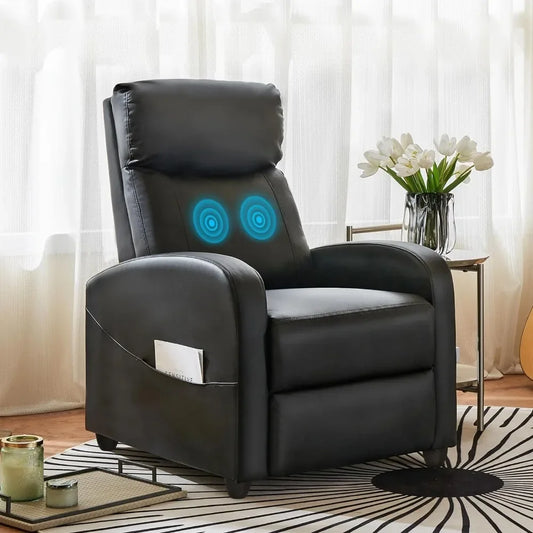 Adjustable Leather Recliner Massage Chair