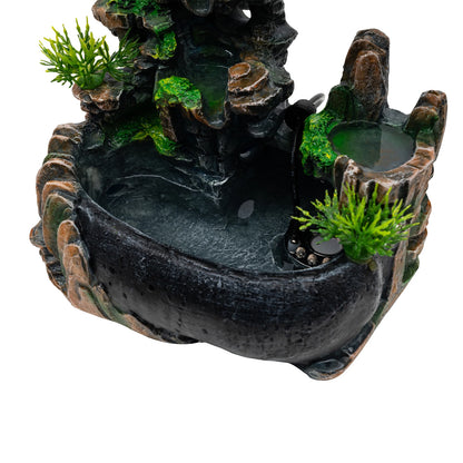 Atomizing Bonsai Waterfall Fountain Desktop & Humidifier