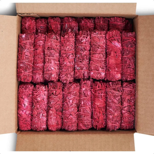 4-inch Dragon Blood Sage Smudge Sticks