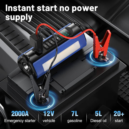 Portable Jump Starter & Air Compressor