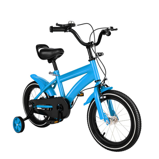 14-Inch Child Bike with Auxiliary Sports Wheels